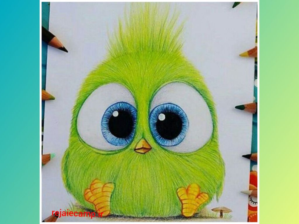 نقاشی کودکان با مداد رنگی