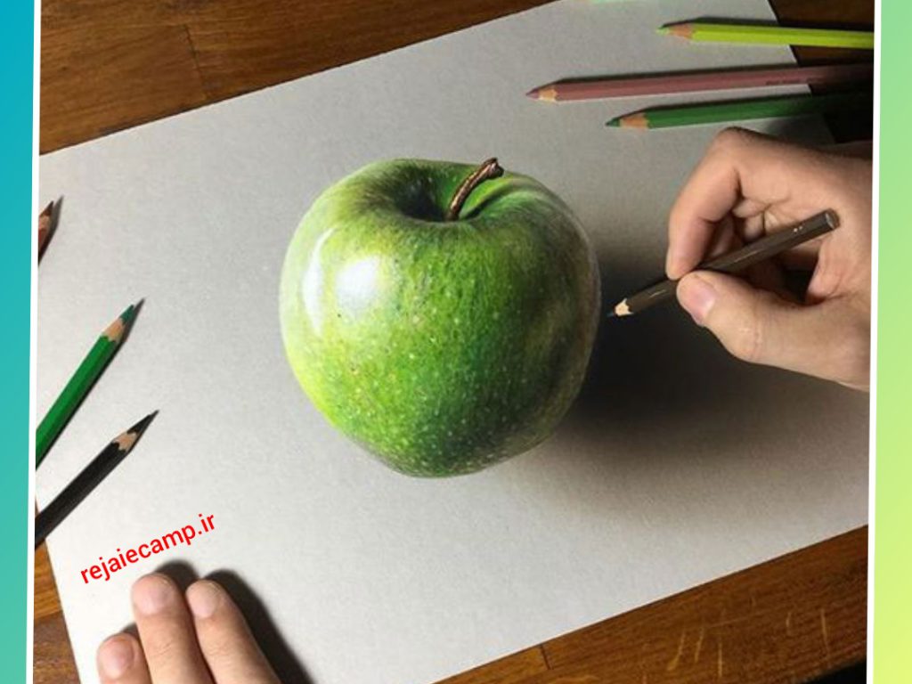 نقاشی کودکان با مداد رنگی